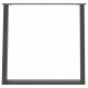 2 db antracit acél étkezőasztal lábak u-alakú 80x(72-73) cm
