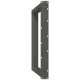 2 db antracit acél étkezőasztal lábak u-alakú 80x(72-73) cm