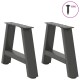 2 db antracit acél dohányzóasztal lábak a-alakú 30x(30-31) cm 2 db antracit acél dohányzóasztal lábak a-alakú 30x(30-31) cm
