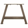 2 db a-alakú acél dohányzóasztal láb 30x(30-31) cm