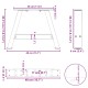 2 db fehér acél dohányzóasztal lábak a-alakú 40x(30-31) cm