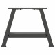 2 db antracit acél dohányzóasztal lábak a-alakú 40x(30-31) cm