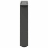 2 db antracitszürke a-alakú acél dohányzóasztal láb 40x(30-31) cm