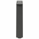 2 db antracit acél dohányzóasztal lábak a-alakú 40x(30-31) cm