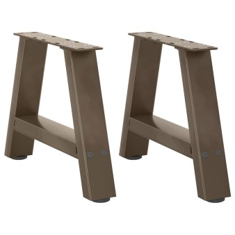 2 db a-alakú dohányzóasztal láb 40x(30-31) cm acél dohányzóasztal láb