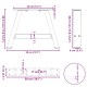 2 db acél fekete dohányzóasztal lábak a-alakú 50x(30-31) cm