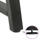 2 db antracit acél dohányzóasztal lábak a-alakú 50x(30-31) cm