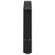 2 db acél fekete dohányzóasztal lábak a-alakú 60x(30-31) cm