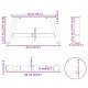 2 db antracit acél dohányzóasztal lábak a-alakú 60x(30-31) cm 2 db antracit acél dohányzóasztal lábak a-alakú 60x(30-31) cm
