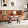 2 db antracitszürke a-alakú acél dohányzóasztal láb 38x(42-43) cm