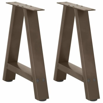 2 db a-alakú dohányzóasztal láb 38x(42-43) cm acél