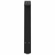 2 db acél fekete dohányzóasztal lábak a-alakú 50x(42-43) cm