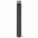 2 db antracit acél dohányzóasztal lábak a-alakú 50x(42-43) cm