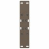 2 db a-alakú dohányzóasztal láb 50x(42-43) cm acél dohányzóasztal láb