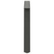 2 db antracit acél dohányzóasztal lábak a-alakú 60x(42-43) cm