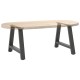 2 db antracit acél dohányzóasztal lábak a-alakú 60x(42-43) cm