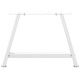 2 db fehér acél dohányzóasztal lábak a-alakú 70x(42-43) cm