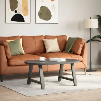 2 db antracitszürke a-alakú acél dohányzóasztal láb 70 x (42-43) cm