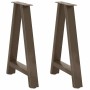 2 db a-alakú étkezőasztal láb 50x(72-73) cm acél