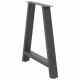 2 db antracit acél dohányzóasztal lábak a-alakú 70x(72-73) cm