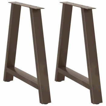 2 db a-alakú étkezőasztal láb 70x(72-73) cm acél