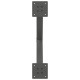 2 db antracit acél dohányzóasztal lábak x-alakú 60x(30-31) cm