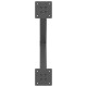 2 db antracit acél dohányzóasztal lábak x-alakú 60x(42-43) cm