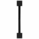 2 db acél fekete dohányzóasztal lábak x-alakú 70x(42-43) cm