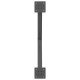 2 db antracit acél dohányzóasztal lábak x-alakú 70x(42-43) cm