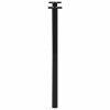 2 db x alakú étkezőasztal láb fekete acél 50 x (72-73) cm