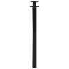 2 db x alakú étkezőasztal láb fekete, 70 x (72-73) cm acél