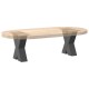 2 db antracit acél dohányzóasztal lábak x-alakú 40x(30-31) cm