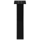 2 db acél fekete dohányzóasztal lábak x-alakú 28x(42-43) cm