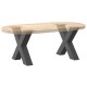 2 db antracit acél dohányzóasztal lábak x-alakú 50x(42-43) cm