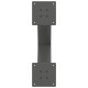 2 db antracit acél dohányzóasztal lábak x-alakú 60x(42-43) cm