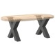 2 db antracit acél dohányzóasztal lábak x-alakú 60x(42-43) cm