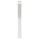 3 db fehér acél étkezőasztal lábak x-alakú 90x(72-73) cm
