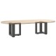 2 db antracit acél dohányzóasztal lábak t-alakú 30x25x(30-31)cm