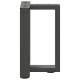 2 db antracit acél dohányzóasztal lábak t-alakú 28x25x(42-43)cm