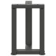 2 db antracit acél dohányzóasztal lábak t-alakú 28x25x(42-43)cm