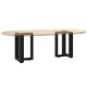 2 db fekete acél dohányzóasztal lábak t-alakú 38x25x(42-43) cm