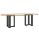 2 db antracit acél dohányzóasztal lábak t-alakú 38x25x(42-43)cm