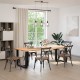 2 db fekete acél étkezőasztal lábak t-alakú 80x35x(72-73) cm