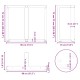 2 db fekete acél étkezőasztal lábak t-alakú 80x35x(72-73) cm