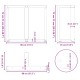 2 db antracit acél étkezőasztal lábak t-alakú 80x35x(72-73) cm