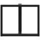 2 db fekete acél étkezőasztal lábak t-alakú 90x35x(72-73) cm