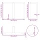 2 db fekete acél étkezőasztal lábak t-alakú 90x35x(72-73) cm