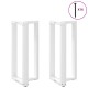 2 db fehér acél bárasztal lábak t-alakú 40x35x(91-92) cm