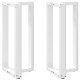 2 db fehér acél bárasztal lábak t-alakú 40x35x(91-92) cm
