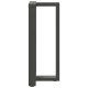 2 db antracit acél bárasztal lábak t-alakú 40x35x(91-92) cm